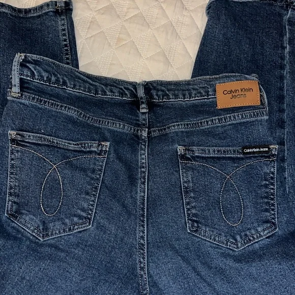 Calvin Klein Dark Denim Jeans - Picture 2 of 2